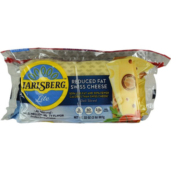 jarlsberg lite sliced swiss cheese 2 lb 1