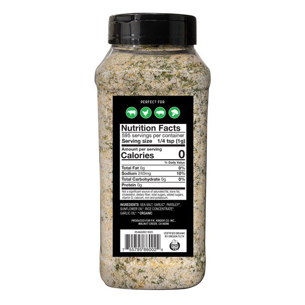 kinders organic garlic salt 21 oz 1