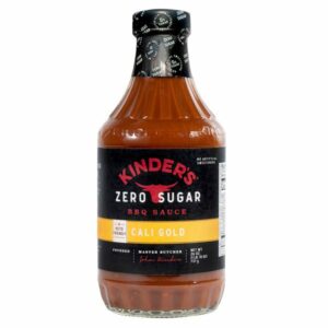 kinders organic zero sugar cali gold bbq sauce 26 oz 2