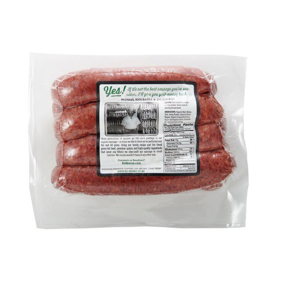 kiolbassa smoked meats organic smoked beef sausage 3