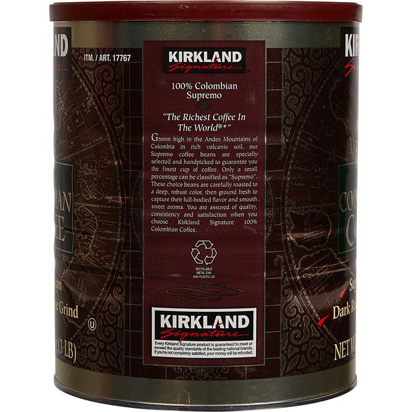 kirkland signature 100 colombian coffee 48 oz 3