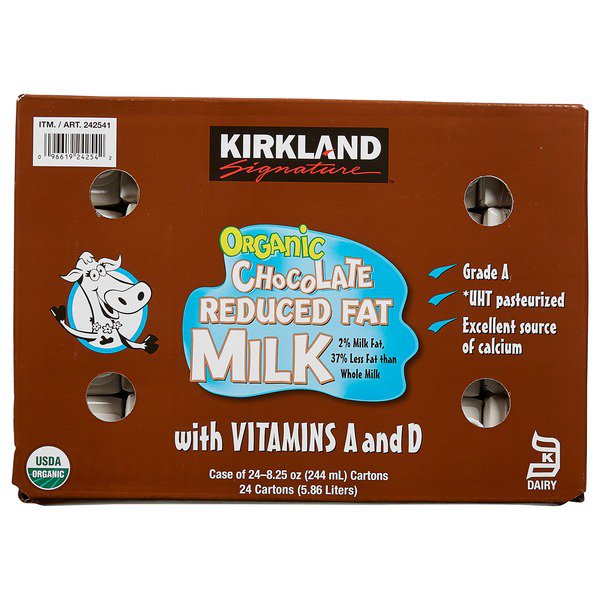 kirkland signature 2 organic chocolate milk 1