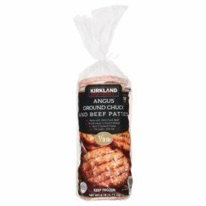 kirkland signature angus chuck patties 18 x 33 lb 1