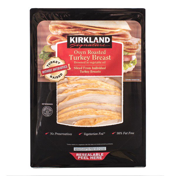 kirkland signature antibiotic free oven roasted turkey breast 1
