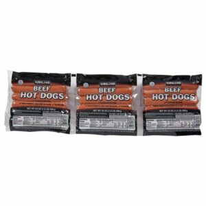 kirkland signature beef hot dogs 3 x 1 5 lb 2