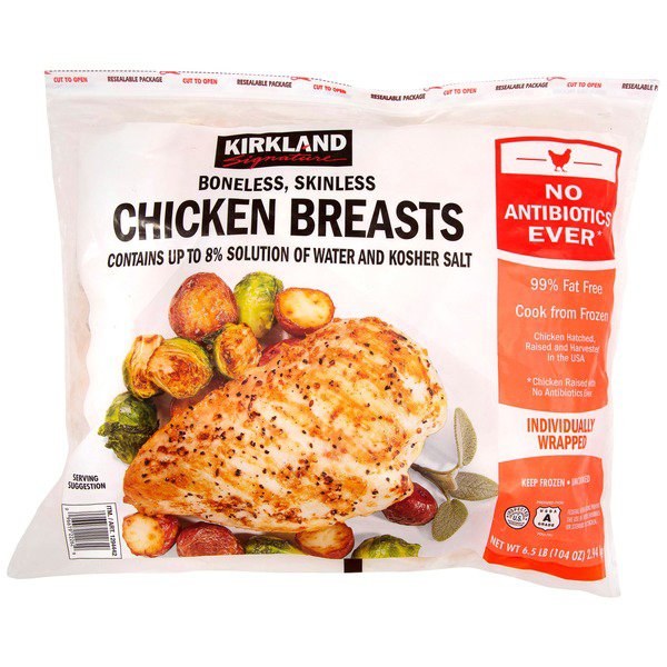 kirkland signature boneless skinless chicken breast 6 5 lb 1