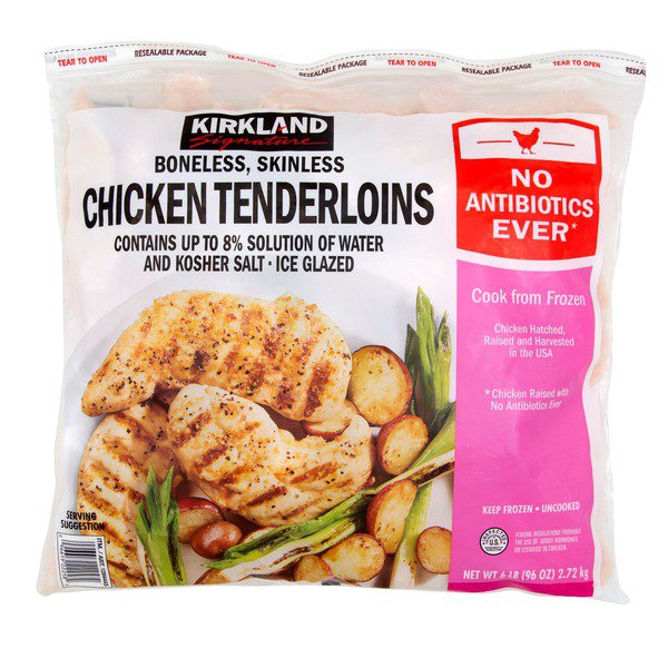 kirkland signature boneless skinless chicken tenderloin 6 lbs 2