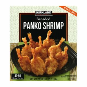 Kirkland Signature Breaded Panko Shrimp, 2.5 lbs, the Costcodle item for 2024-07-11