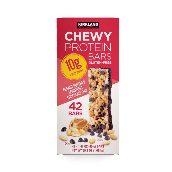 kirkland signature chewy protein bar 42 ct