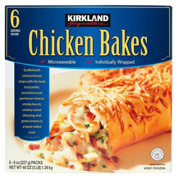 kirkland signature chicken bakes 6 x 8 oz