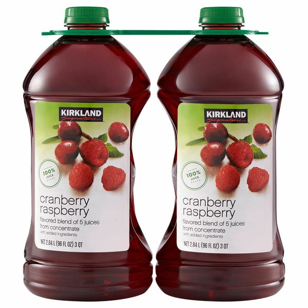 kirkland signature cranberry raspberry 2 x 96 oz