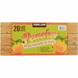 kirkland signature diced peach cups 20 ct