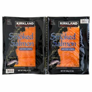 kirkland signature farmed smoked salmon 2 x 12 oz