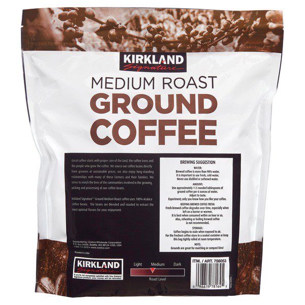 kirkland signature ground coffee medium roast 40 oz 1