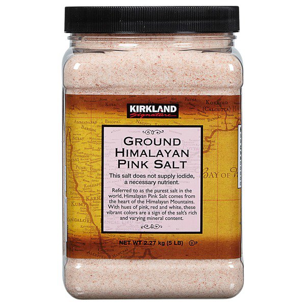 kirkland signature ground himalayan pink salt 80 oz