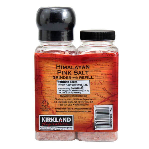 kirkland signature himalayan pink salt 26 oz total net wt 1