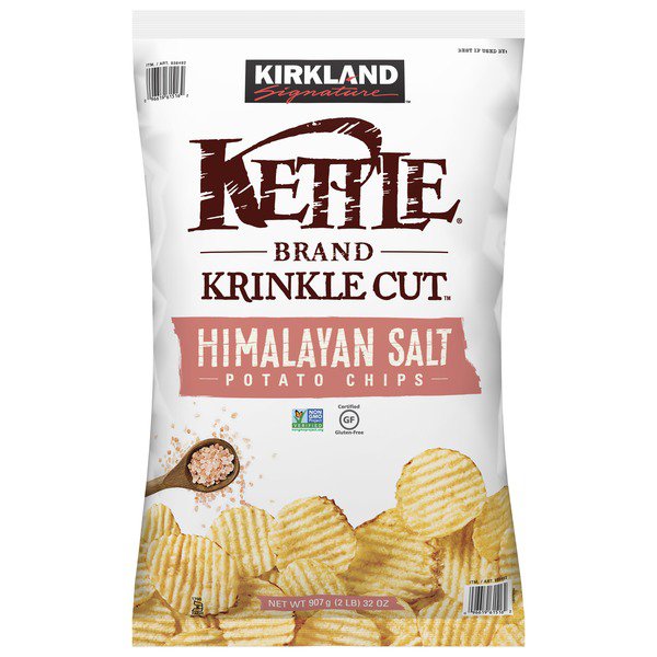 kirkland signature kettle himalayan salt potato chips 32 oz