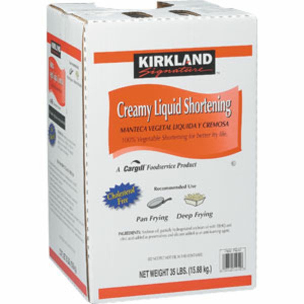 kirkland signature liquid shortening 35 lbs