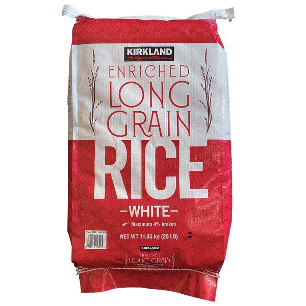 kirkland signature long grain rice 25 lbs