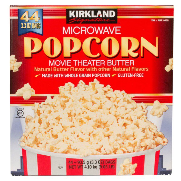 kirkland signature microwave popcorn movie theater butter 44 x 3 3 oz