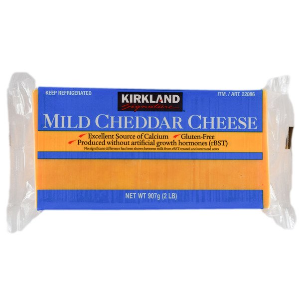 kirkland signature mild cheddar 2 lb