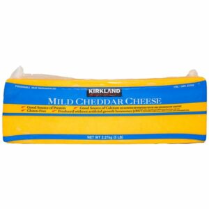 kirkland signature mild cheddar cheese 5 lbs