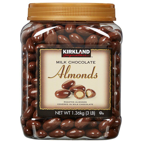 kirkland signature milk chocolate almonds 48 oz