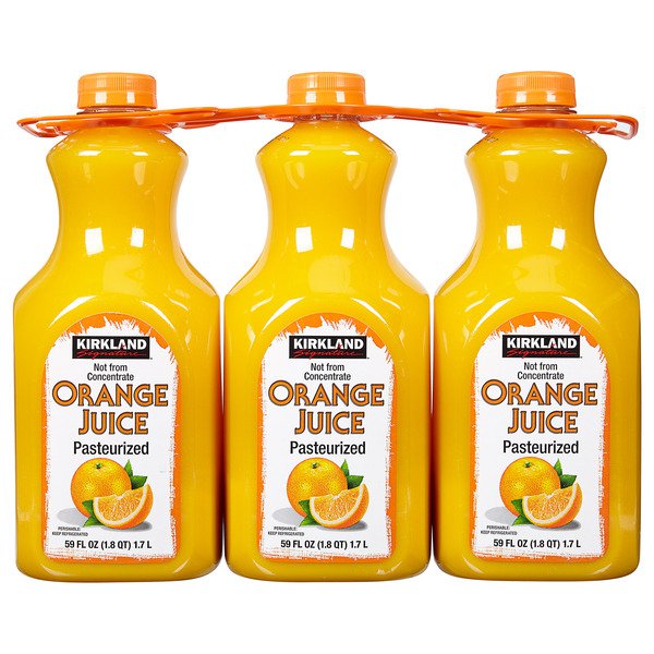 kirkland signature orange juice 3 x 59 fl oz