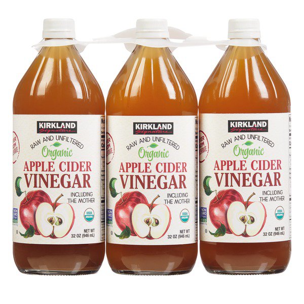 kirkland signature organic apple cider vinegar 3 x 32 oz