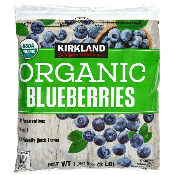kirkland signature organic blueberries 3 lbs