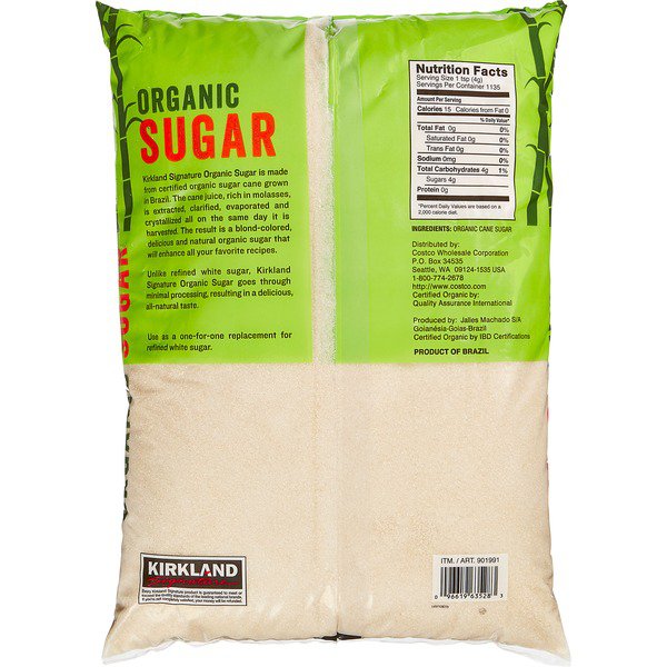 kirkland signature organic cane sugar 10 lb 1