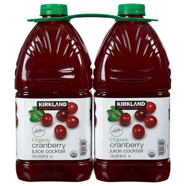 kirkland signature organic cranberry juice cocktail 2 x 96 fl oz