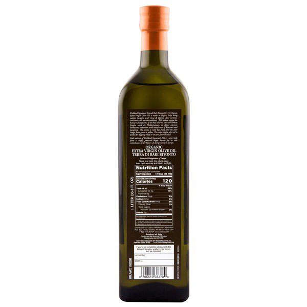 kirkland signature organic extra virgin olive oil 1 l 1