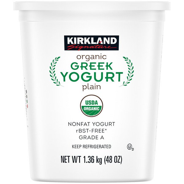 kirkland signature organic greek yogurt 48 oz