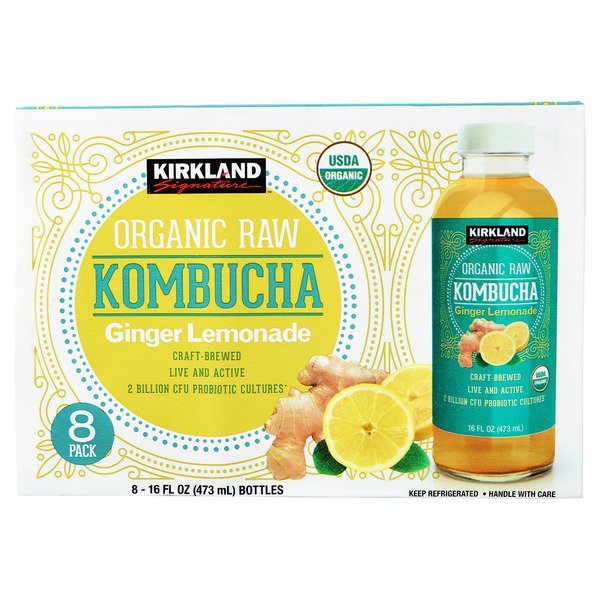 kirkland signature organic raw kombucha 8 x 16 fl oz
