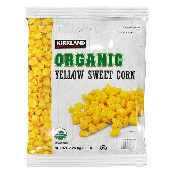 kirkland signature organic yellow sweet corn 5 lbs