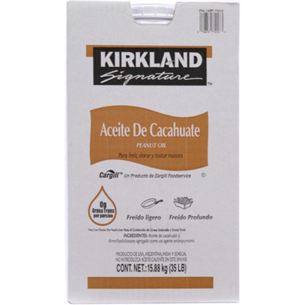 kirkland signature peanut oil 35 lbs