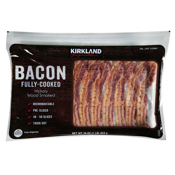 kirkland signature precooked bacon 16 oz