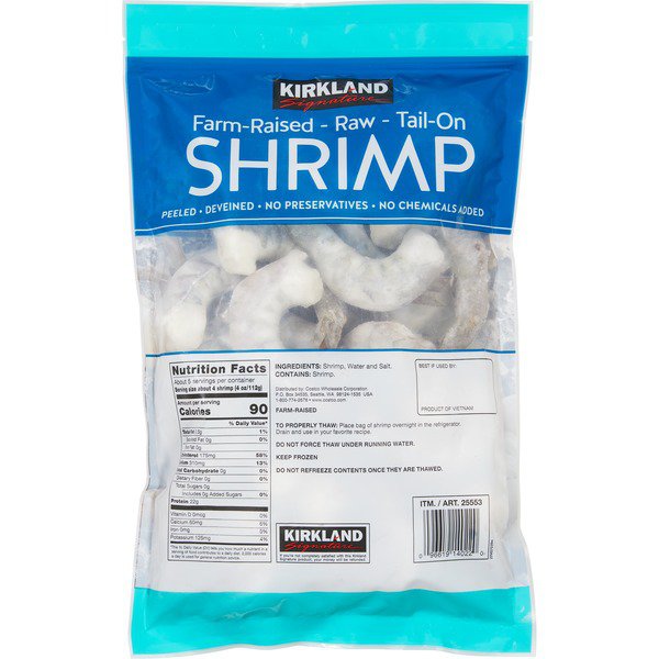 kirkland signature raw shrimp 1 5 lb 1