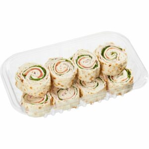 Kirkland Signature Roasted Chicken & Swiss Roller Tray, 12 ct, the Costcodle item for 2024-11-26
