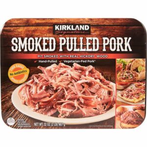 Kirkland Signature Smoked Pulled Pork, 2 lbs, the Costcodle item for 2025-03-18
