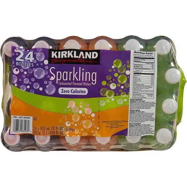kirkland signature sparkling flavored water 24 x 17 oz 1