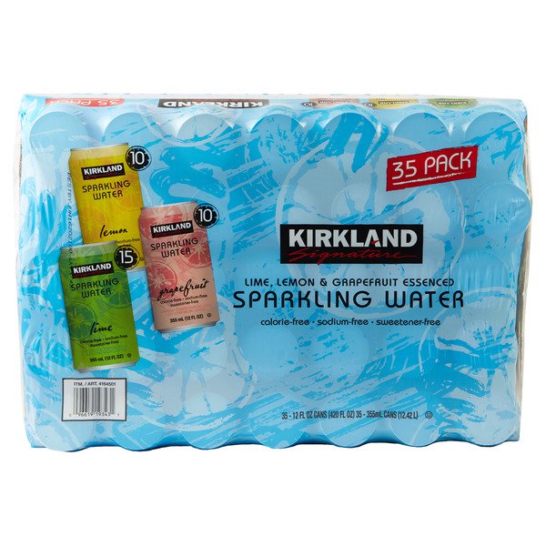 kirkland signature sparkling water 35 x 12 oz