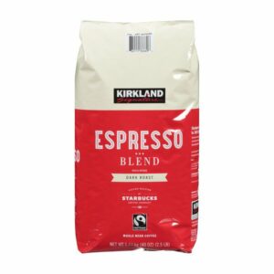 kirkland signature starbucks espresso blend whole bean 2 5 lbs