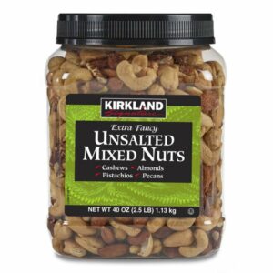 kirkland signature unsalted fancy mixed nuts 40 oz
