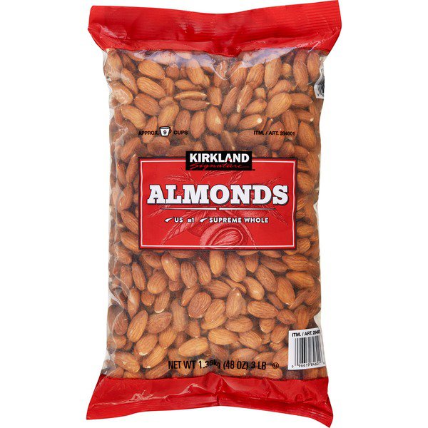 kirkland signature whole almonds 3 lbs