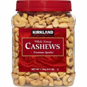 kirkland signature whole fancy cashews 2 5 lb