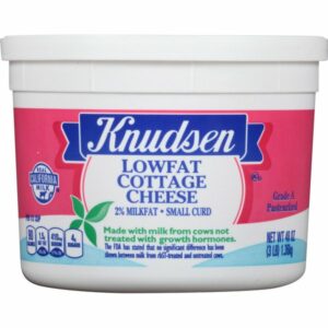 knudsen lowfat cottage cheese 3 lb