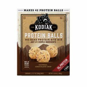 Kodiak Protein Balls Oatmeal & Chocolate Chip, 3 x 12.7 oz, the Costcodle item for 2024-08-25