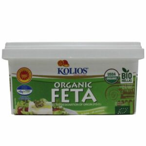 kolios organic feta in brine 14 oz